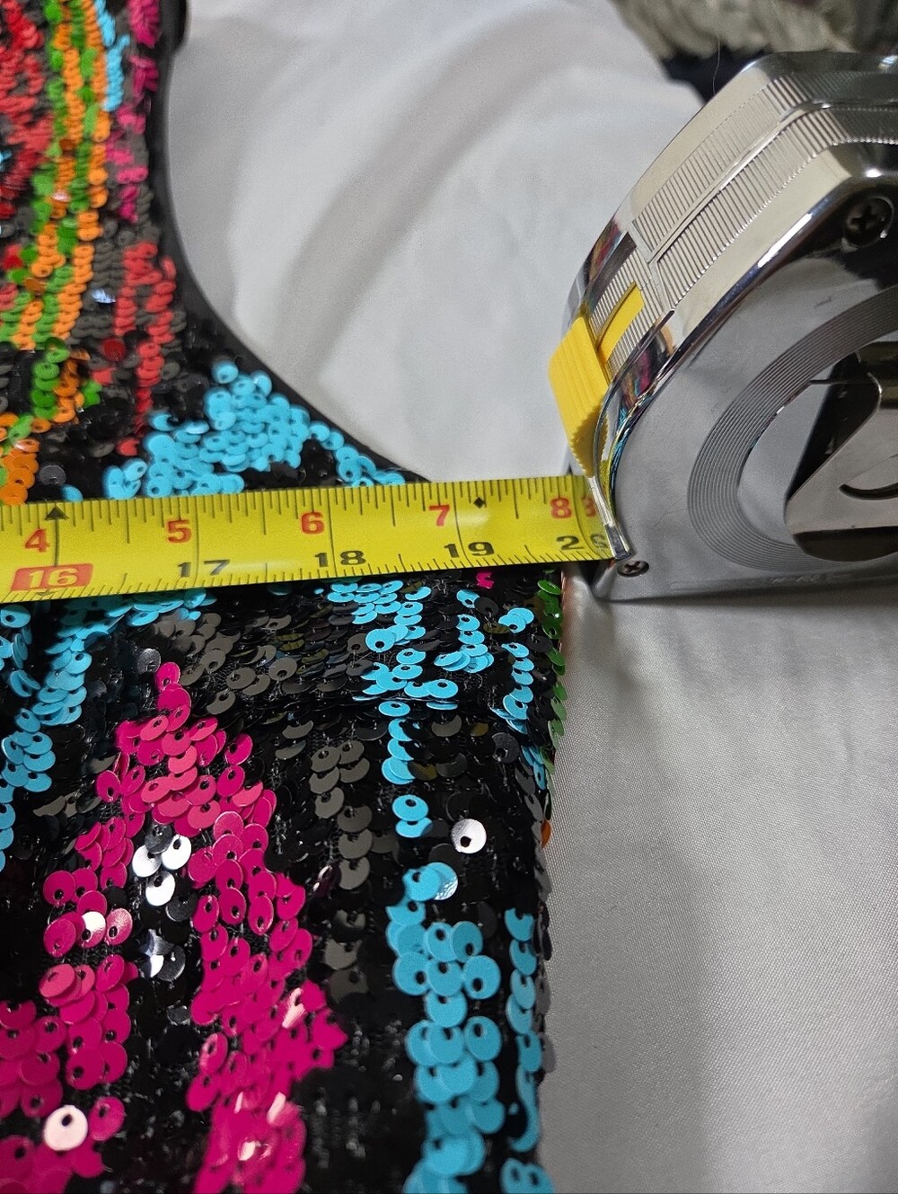 Nasty Gal Sequin Top Sz 12 Clubwear Ravewear Festival Fashion Y2K McBling - Picture 6 of 7